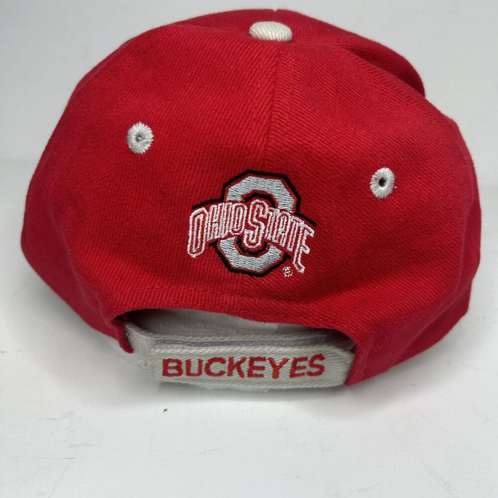 Ohio State Buckeyes Vintage Hat/cap, Red Donegal Bay made in USA adjustable - Picture 4 of 11